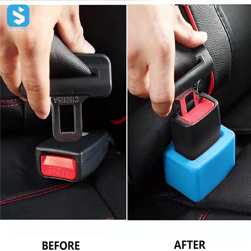 Car seat belt slot bracket retainer